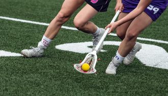 Sticks and ball for lacrosse