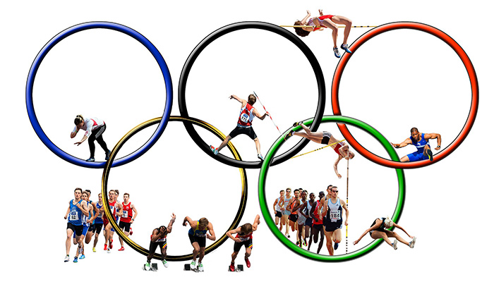 The Summer Olympics logo.