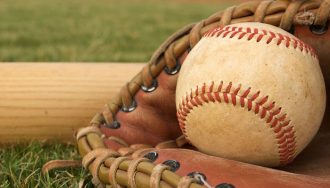 Baseball with Blurred Background