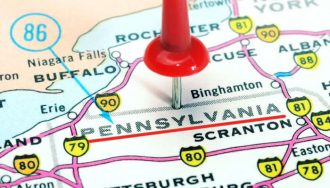 Pennsylvania on the Map