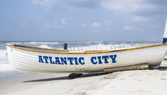 Boat in Atlantic City