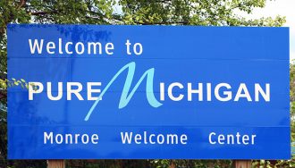 Welcome to Pure Michigan Sign