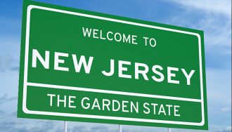 Welcome to New Jersey Sign