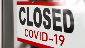 Covid 19 Quarantine Closed Sign