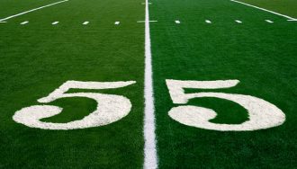 The American Football 55 Yard Marker