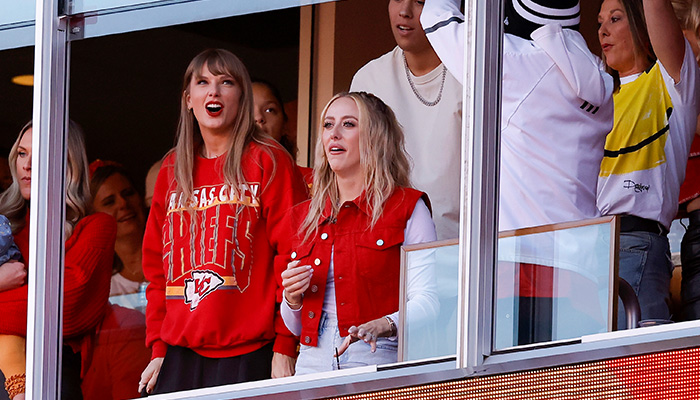 Taylor Swift in Crowd at Football Game