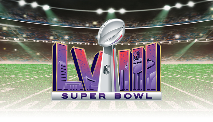 Logo of Super Bowl LVIII