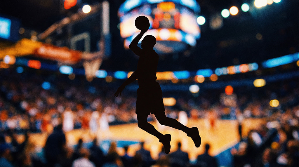 Michael Jordan striking