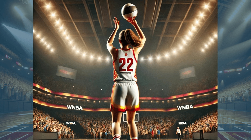 Caitlin Calrk in No. 22 shooting in WNBA
