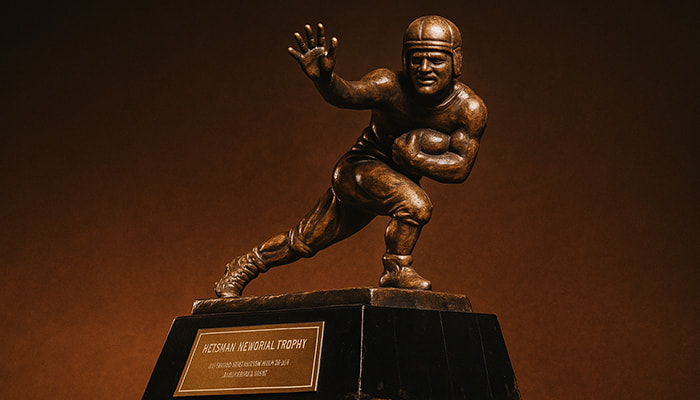 Heisman trophy statuette