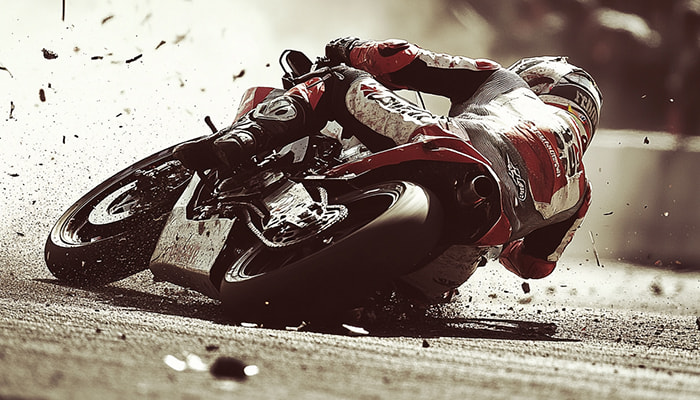 A picture of Andrea Iannone, Andrea Dovizioso, and Dani Pedrosa at the 2014 San Marino and Rimini's Coast Grand Prix