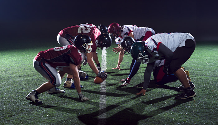 A picture of the Bengals before a preseason game in 2021.