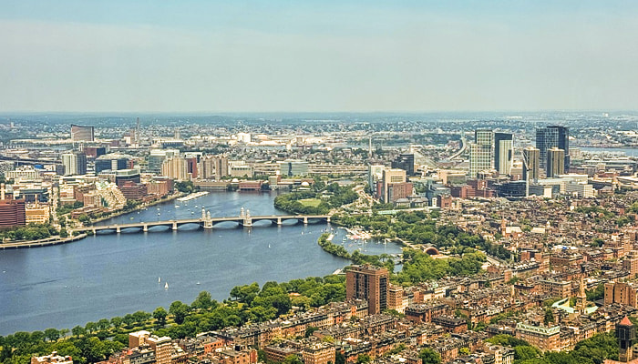 Boston City in Massachusetts