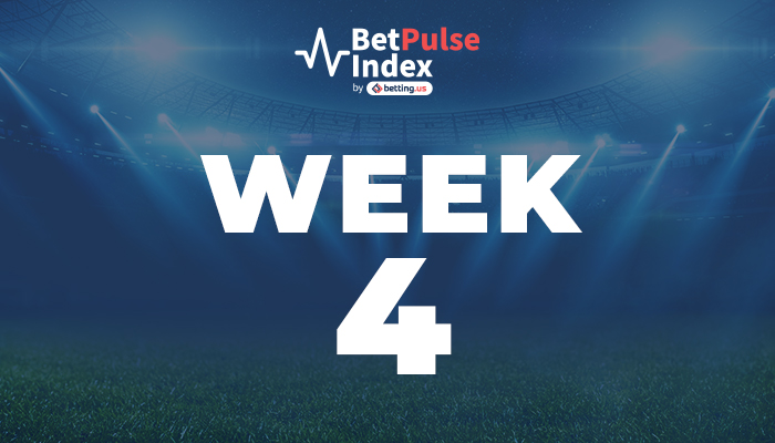 Week 4 of the BetPulse Index by Betting.us
