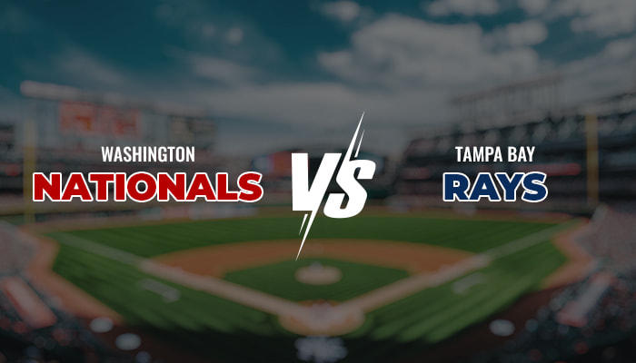 Logo for Nationals vs Rays