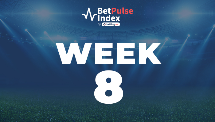 Week 8 of the BetPulse Index by Betting.us