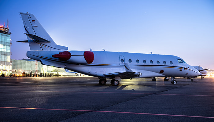 A private plane owned by the Houston Texans