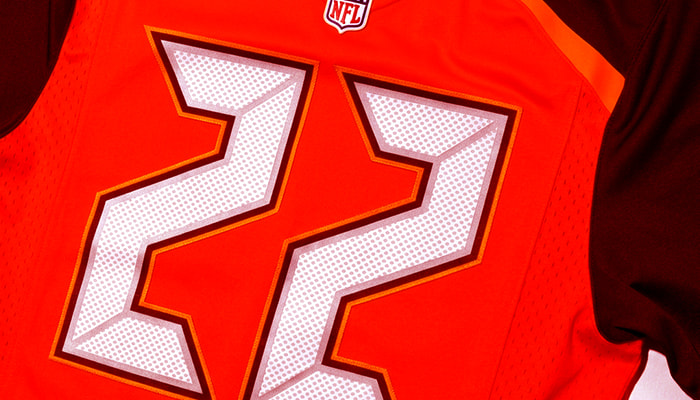 Modern Tampa Bay Buccaneers jerseys